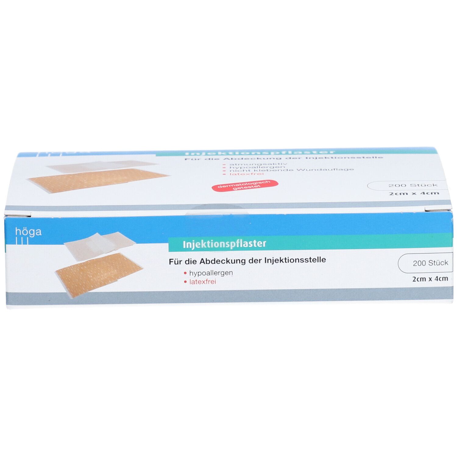 Injektionspflaster Hypoallergen 2 x 4 cm