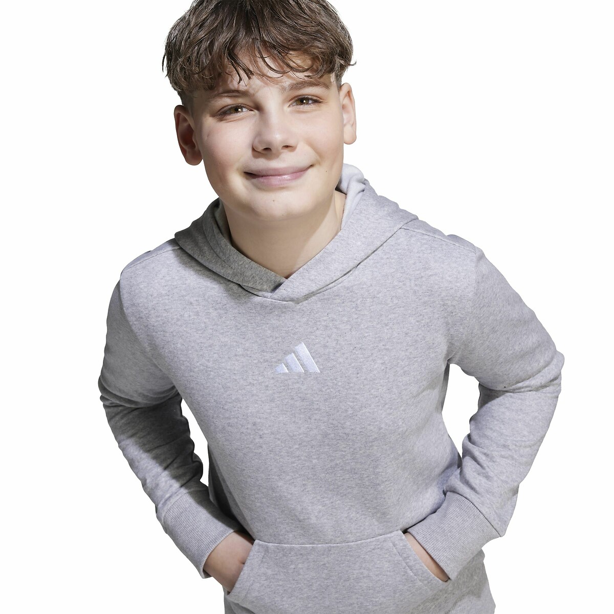 ROUPAS ESPORTIVAS ADIDAS<br>Moletom fechado em fleece escovado