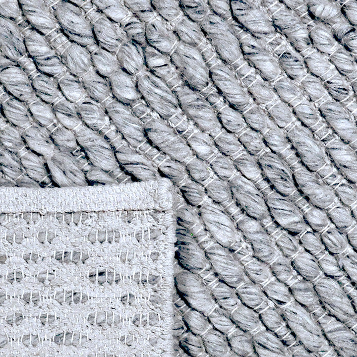 Wollen vloerkleed - Leona Creme/Grijs | Isolerend