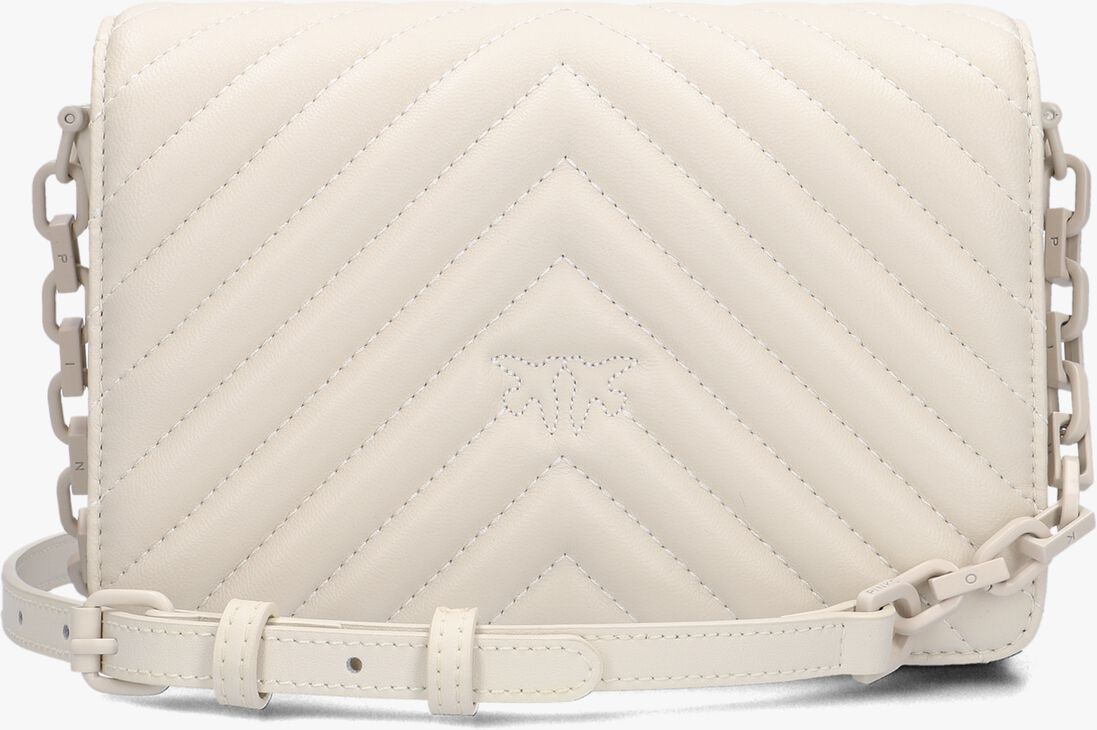 PINKO witte pinko schoudertas love click mini