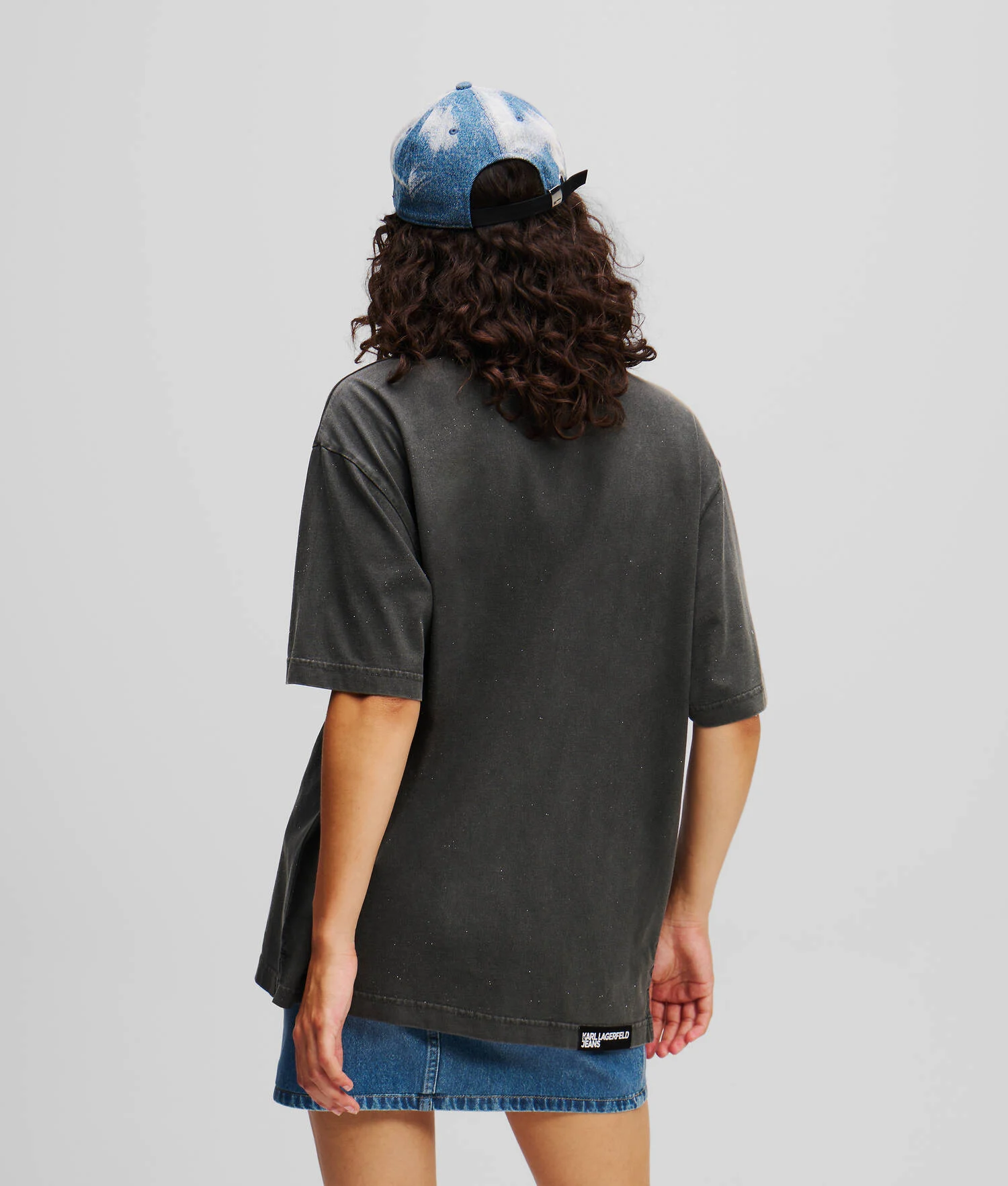 T-SHIRT À LOGO PAILLETÉ KLJ