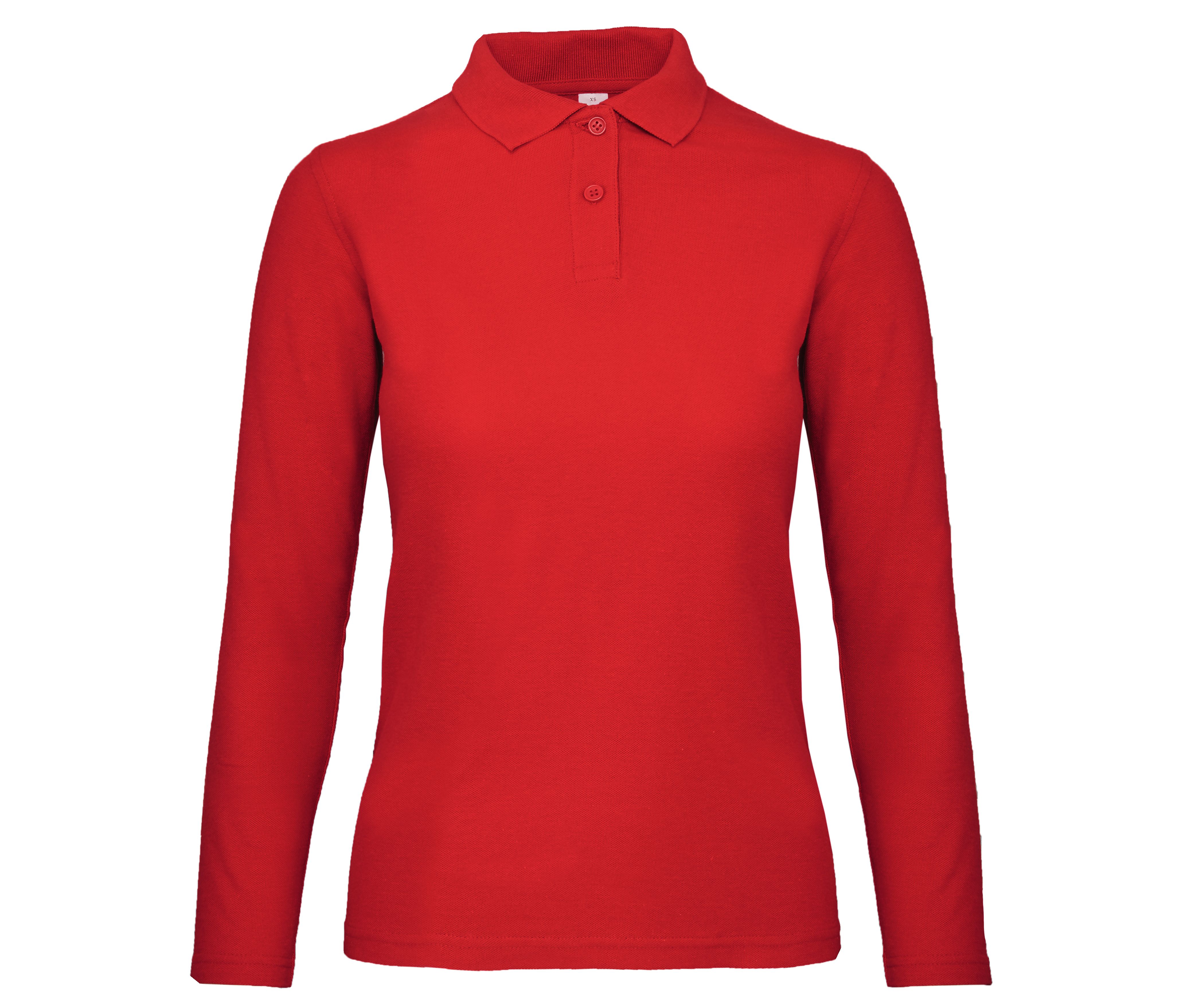 B&C ID1LW - Polo Manches Longues Femme
