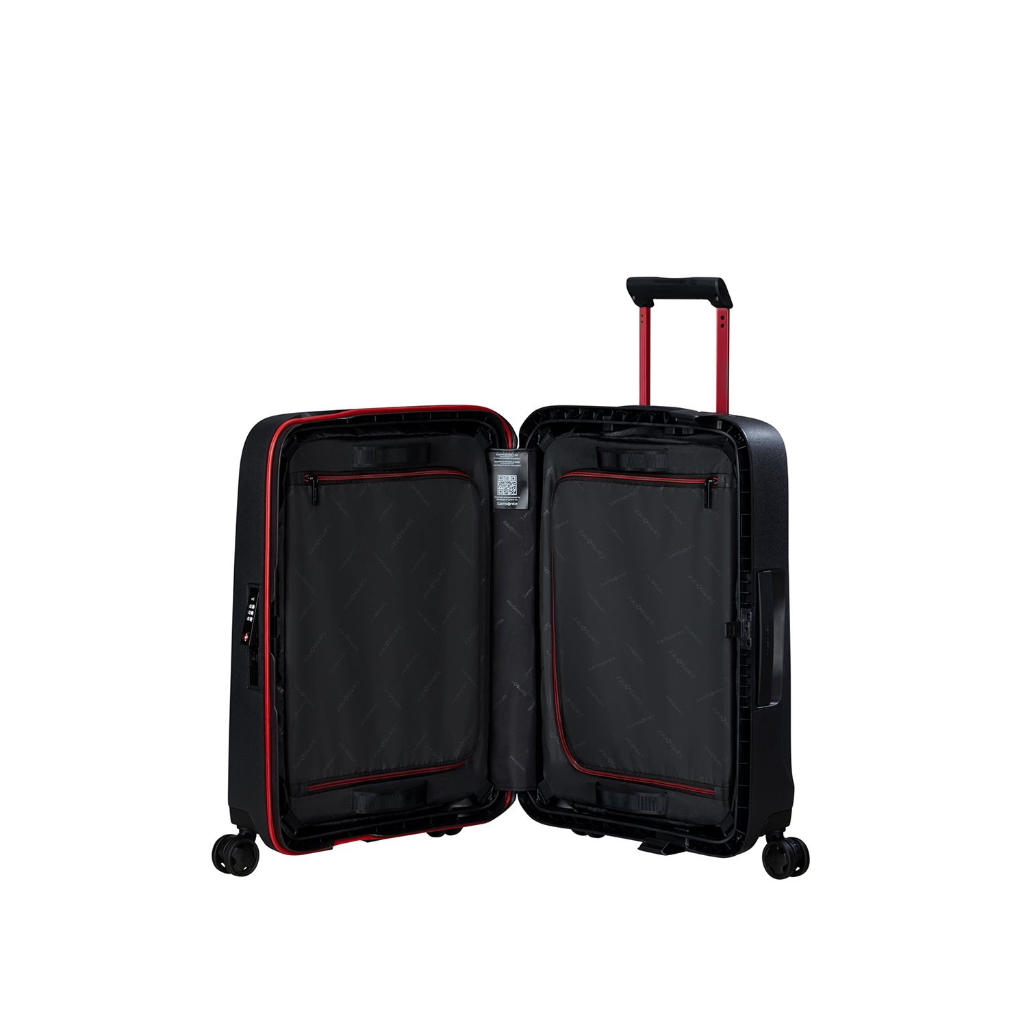 Samsonite Essens Spinner 55 charcoal/red