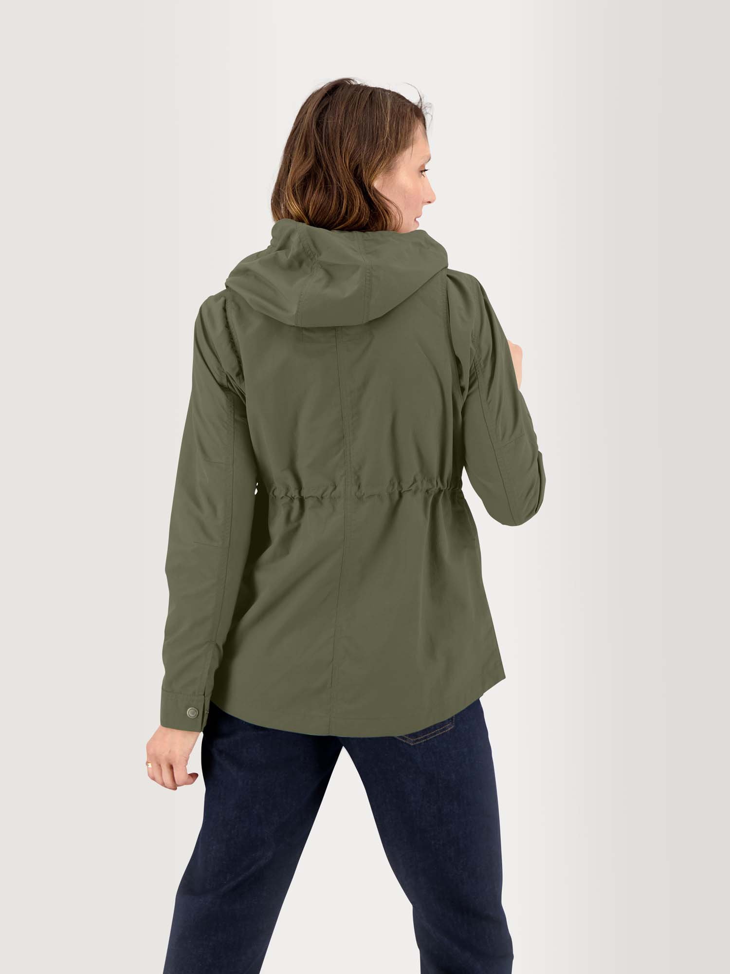 Veste Saharienne Femme Legère & Déperlante Kaki