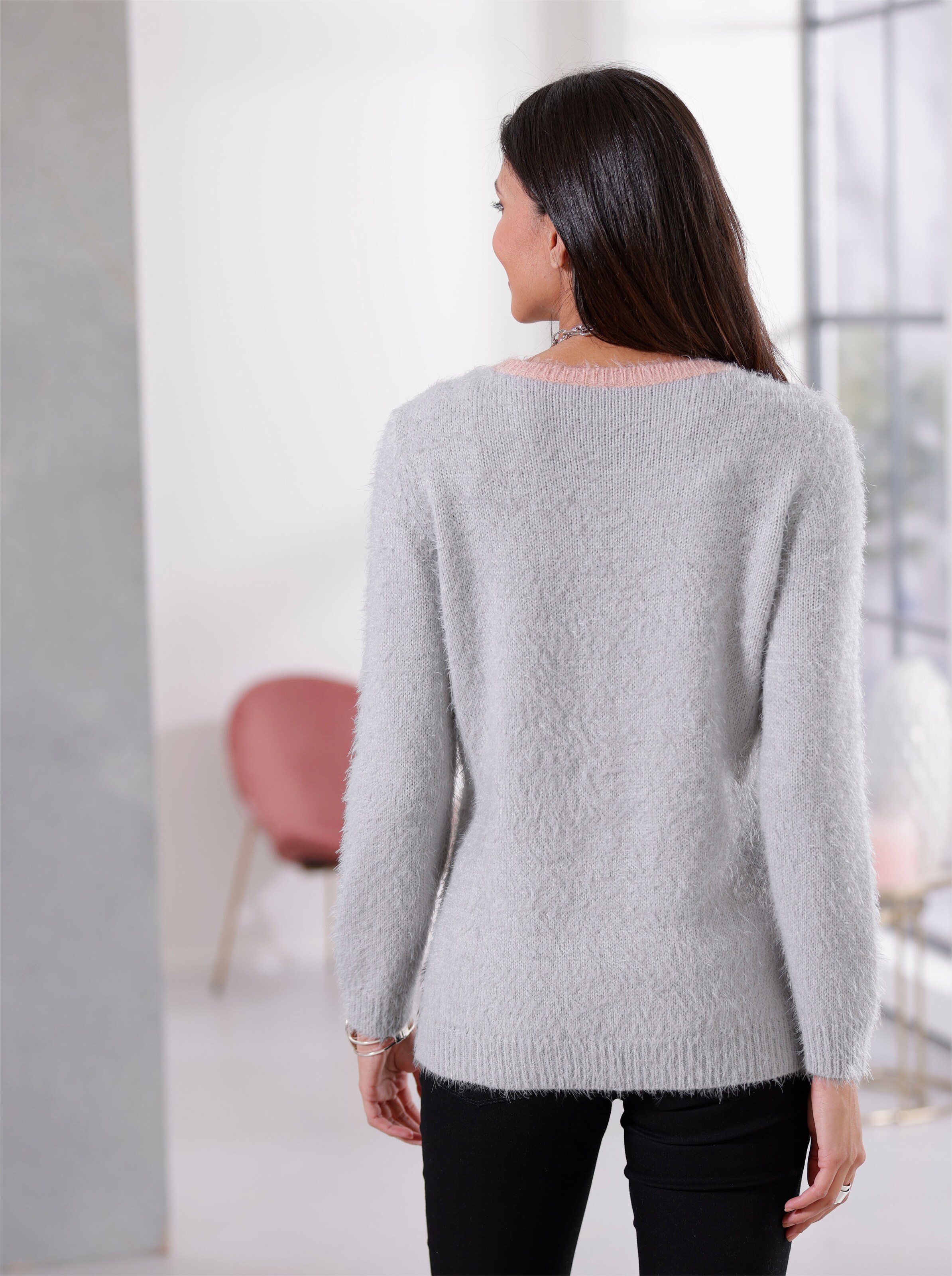 Langarm-Pullover