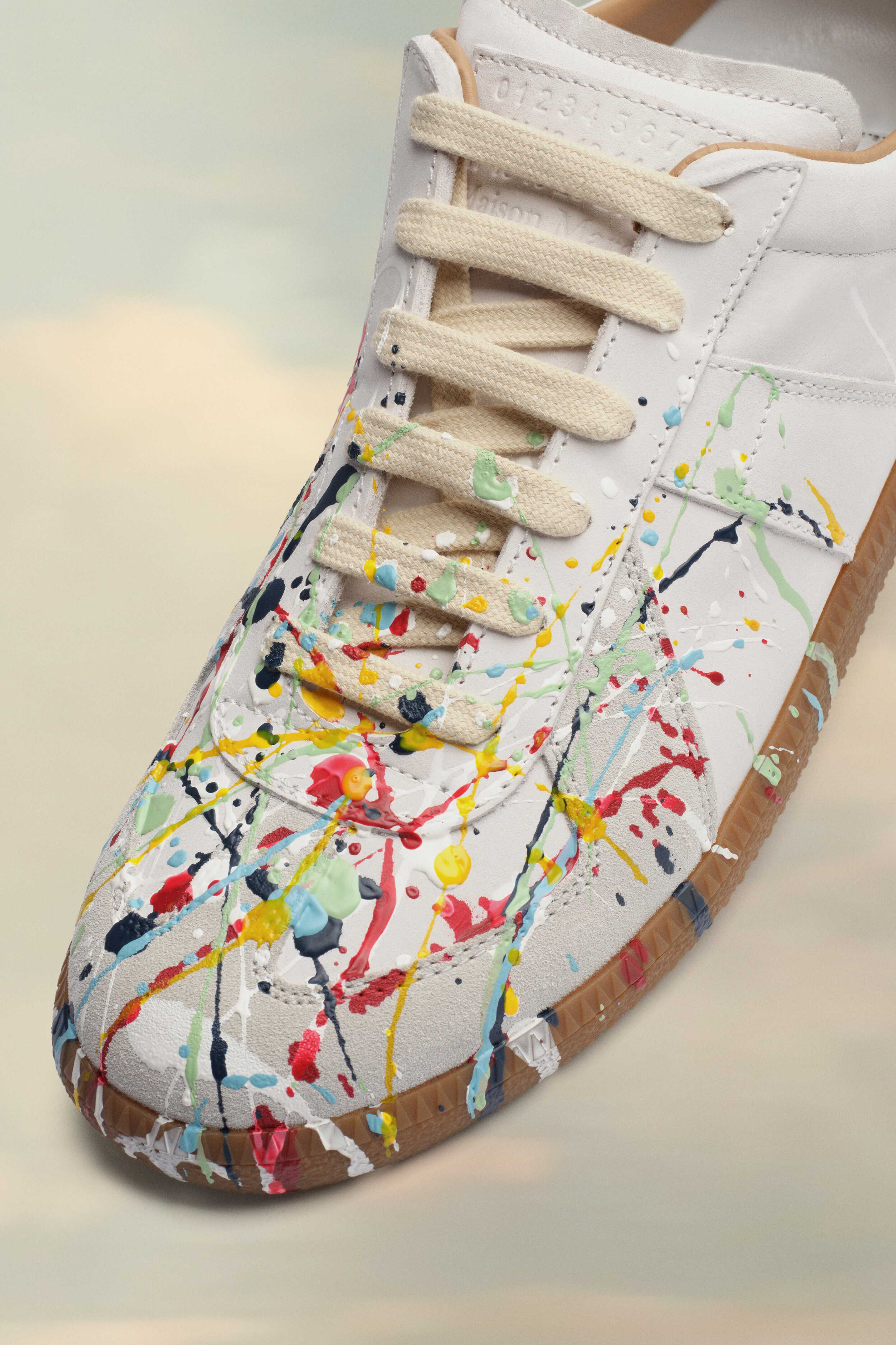 Sneakers Paint Replica Délavé