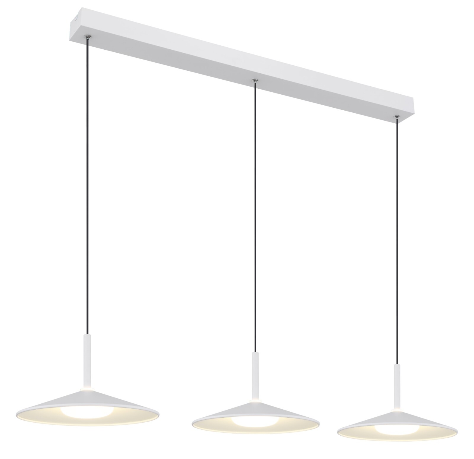 LED-Hängeleuchte - weiß matt - 3-flammig