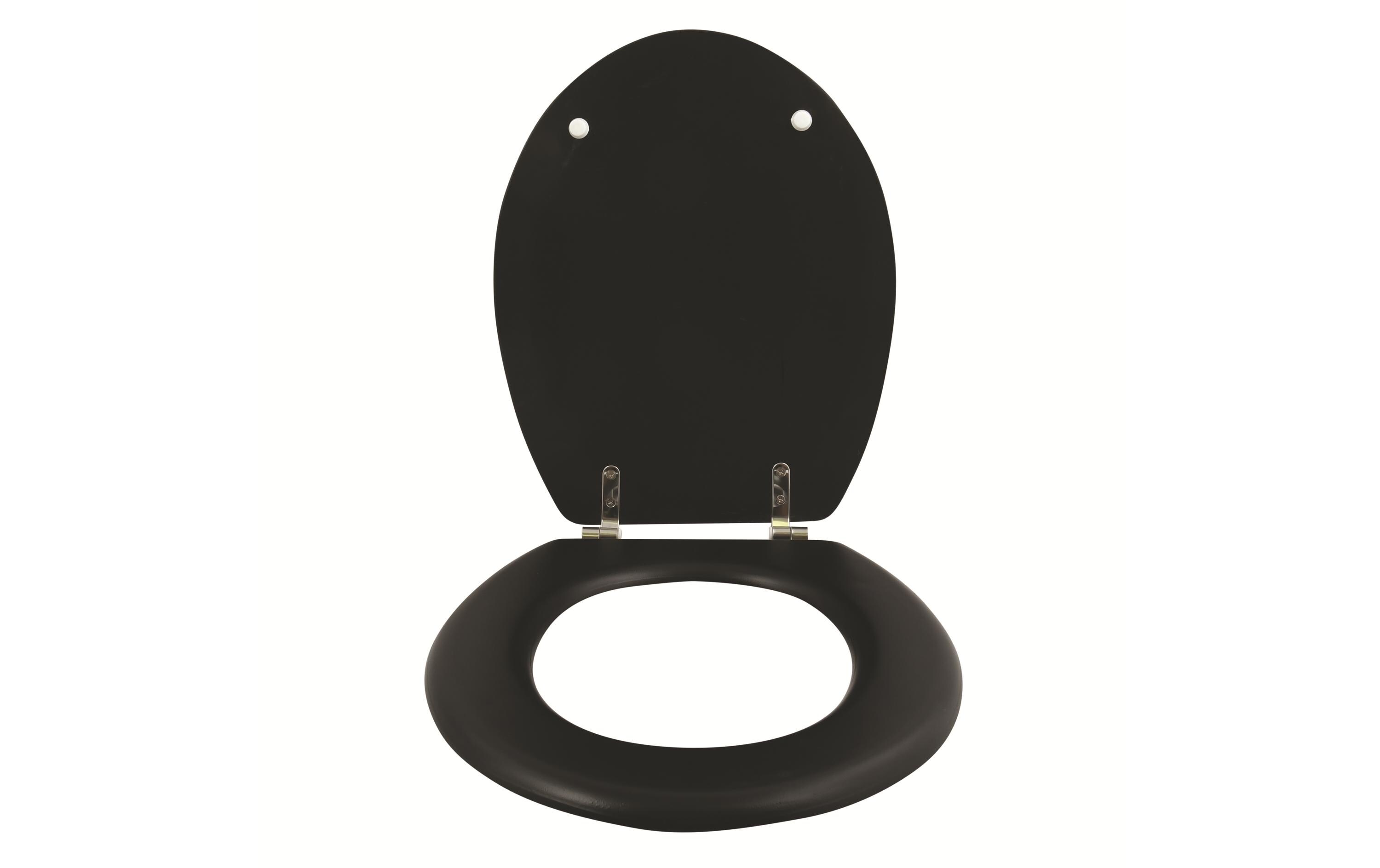 Toilettensitz Schwarz mattWC-Sitz