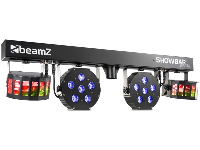 BeamZ Lichtset SB02 ShowBar Komplettes Lichteffekt-Set mit Akku