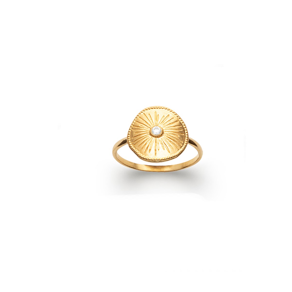 Bague en plaqué or jaune OCEANE - Bijoux Privés Discovery