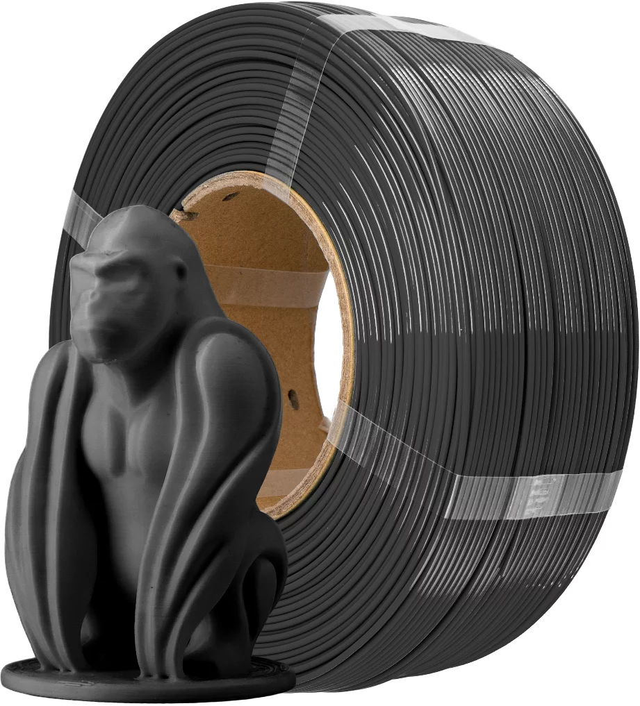 AzureFilm  PETG Hyper Speed Refill Grey, 1,75 mm / 1000 g    Universal Filament ohne Spule