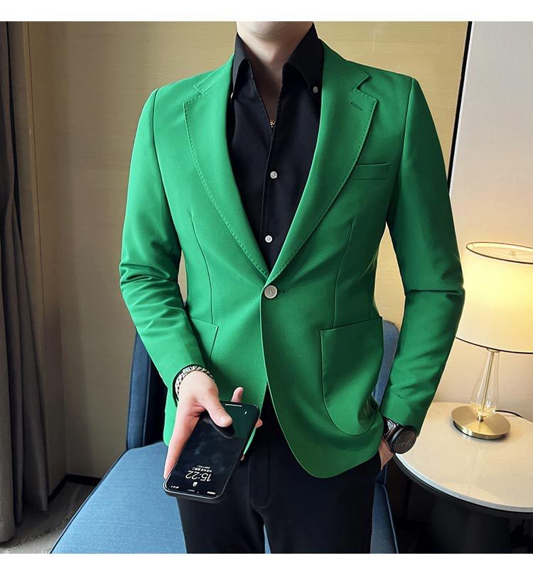 Sheck - Blazer met reverskraag en één knoop