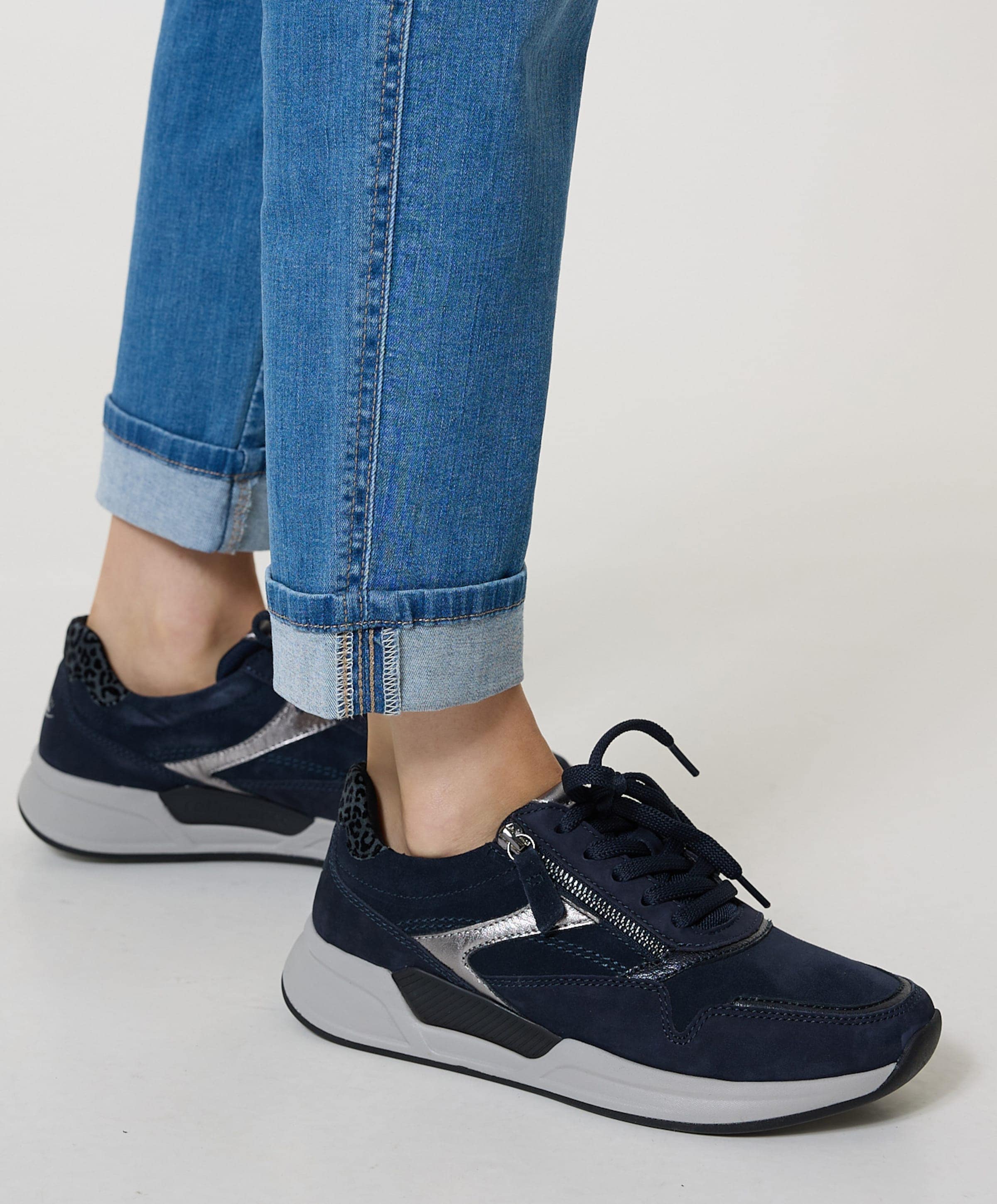 Gabor dames sneakers blauw