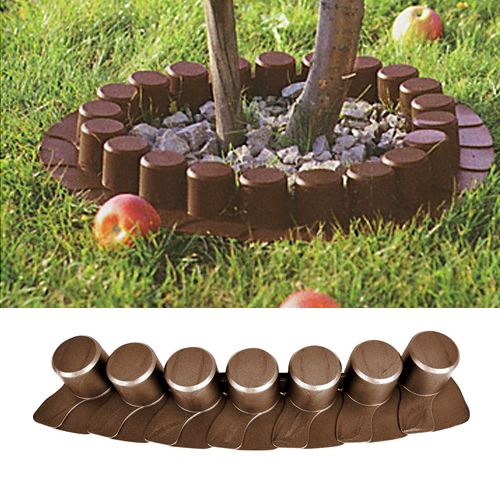 Baum- und Beeteinfassung 2,05m Braun