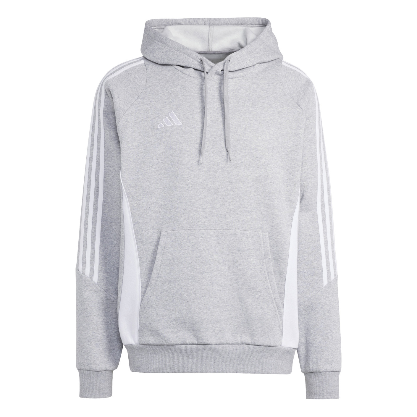 Adidas Tiro 24 Sweat Hoodie Lichtgrijs Wit