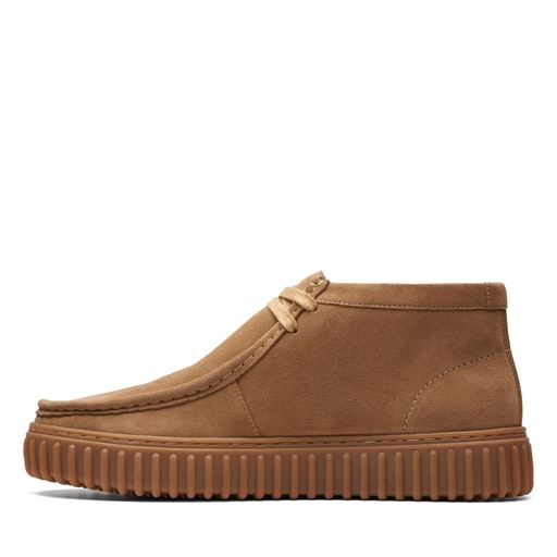 Clarks Torhill Hi Sko, Dark Sand Suede, 44