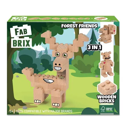 FabBrix Holzbausteine Forest Friends
