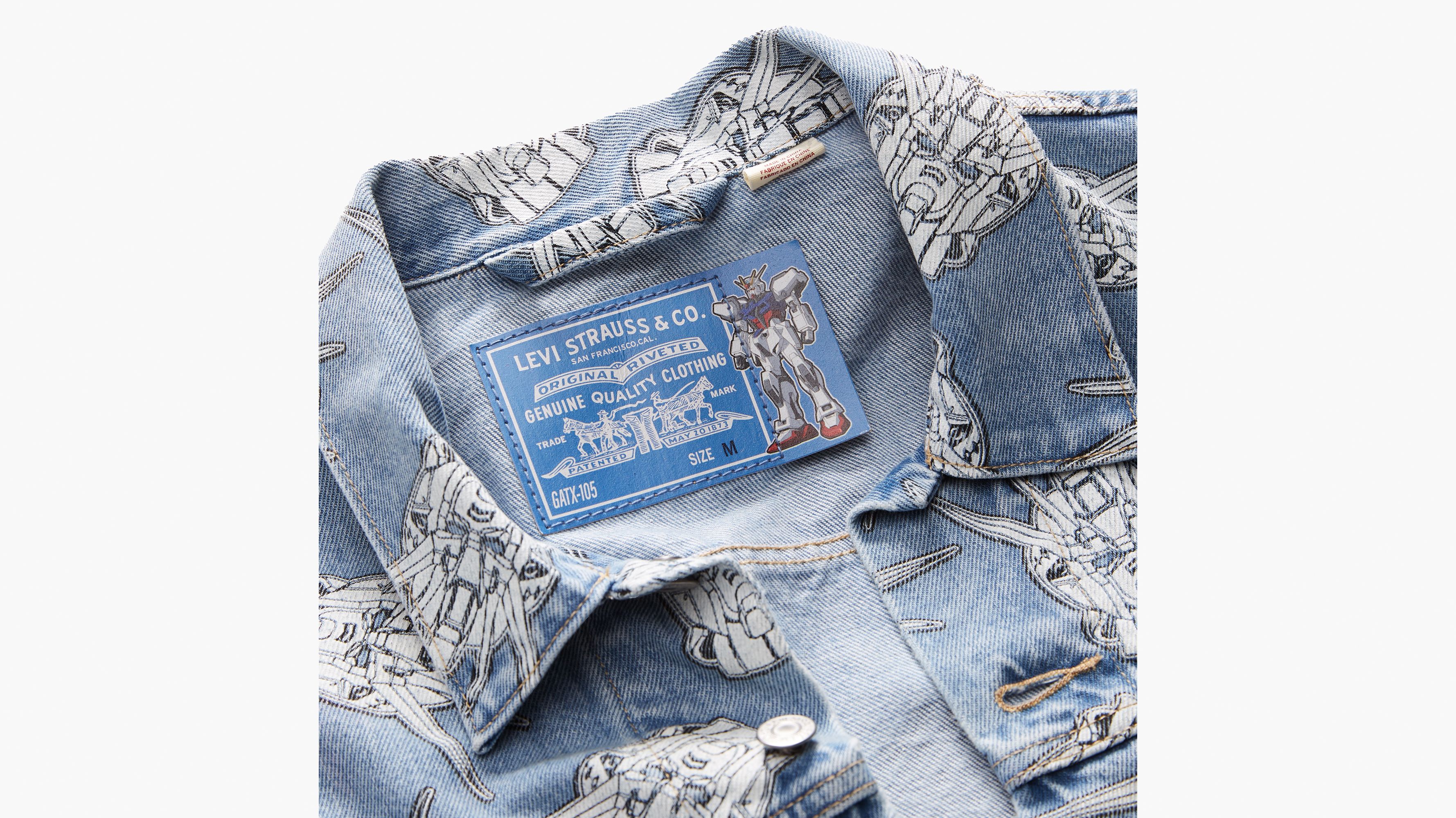 Veste Trucker Relaxed Levi's® x Gundam SEED - Starfighter Trucker - Bleu