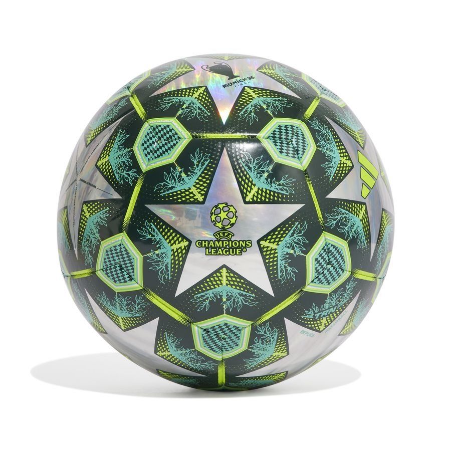 adidas Ballon Champions League Finale 2024/25 Munich Training Foil - Vert/Argenté