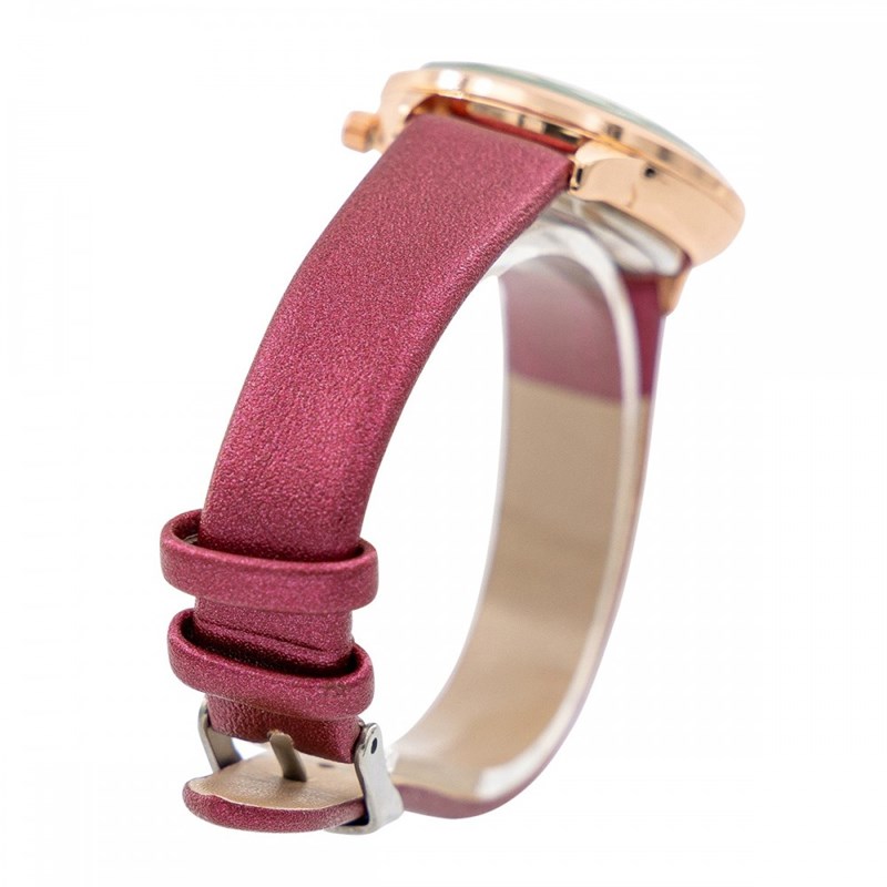 Montre Femme GIORGIO bracelet Cuir Violet