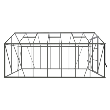Royal Well Kate V kweekkas aluminium groengrijs 8,33 m²