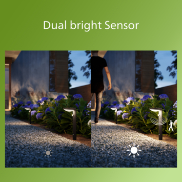 Philips solar sokkellamp Tyla antraciet