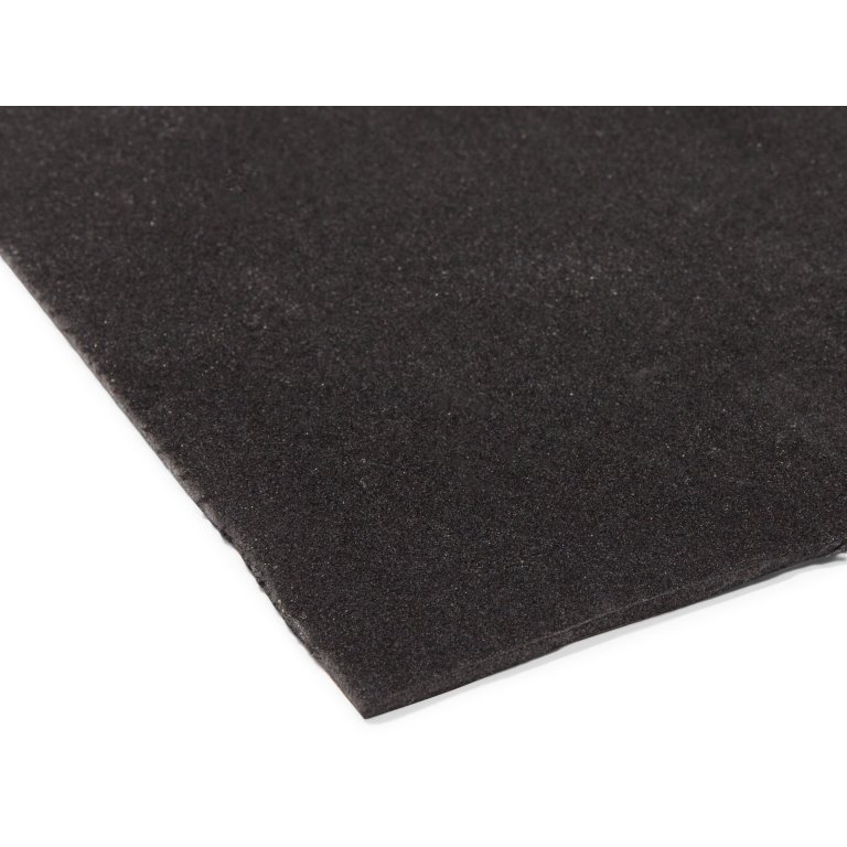 Zellgummi Matte, schwarz