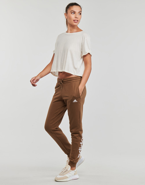 Adidas Sportswear - LIN FT CF PT - Marron / Blanc