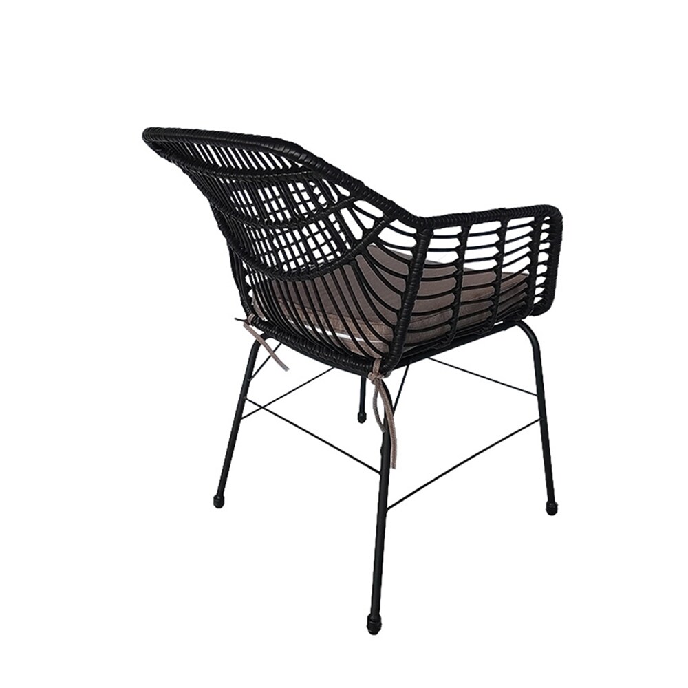 HOME DELUXE Gartenstuhl inkl. Sitzkissen TARA 2er Set