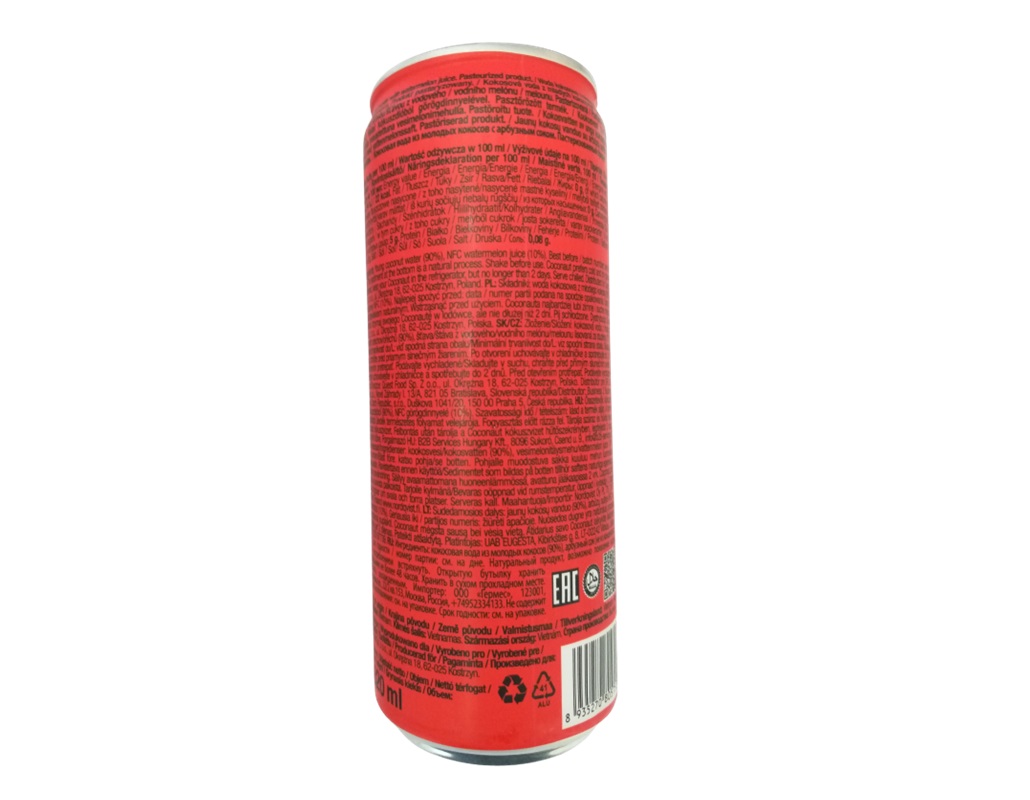 ÁGUA DE COCO COCONAUT SUMO DE MELANCIA 0.32 L