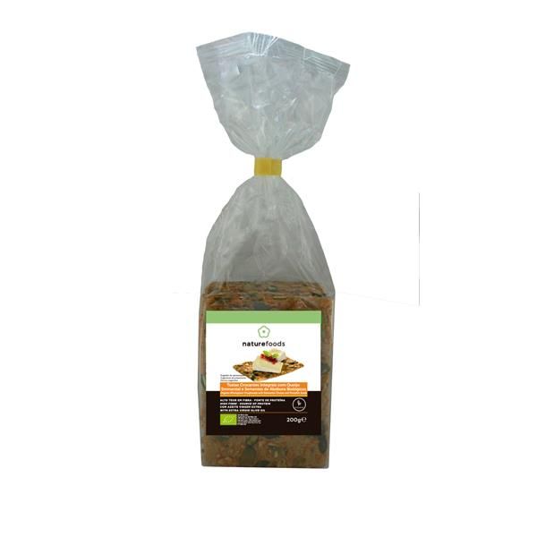 Tostas Crocantes Sems. Abóbora Queijo Emmental Bio