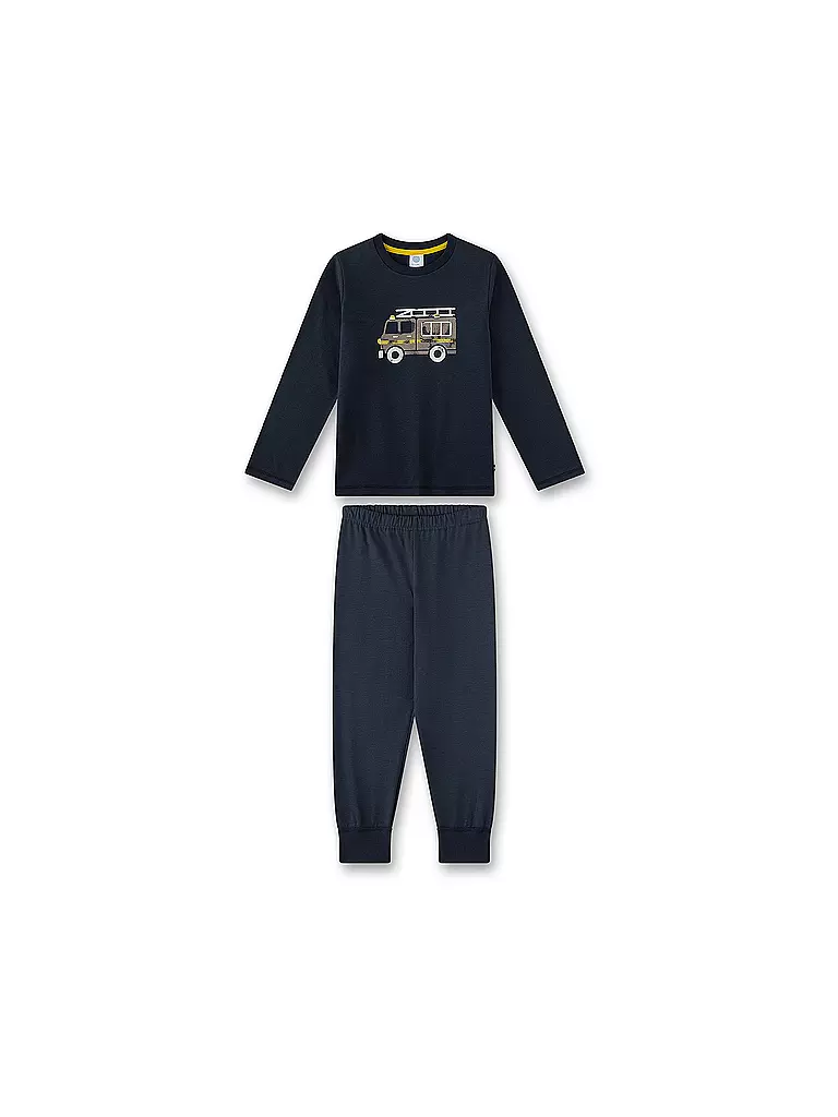 SANETTA Jungen Pyjama dunkelblau