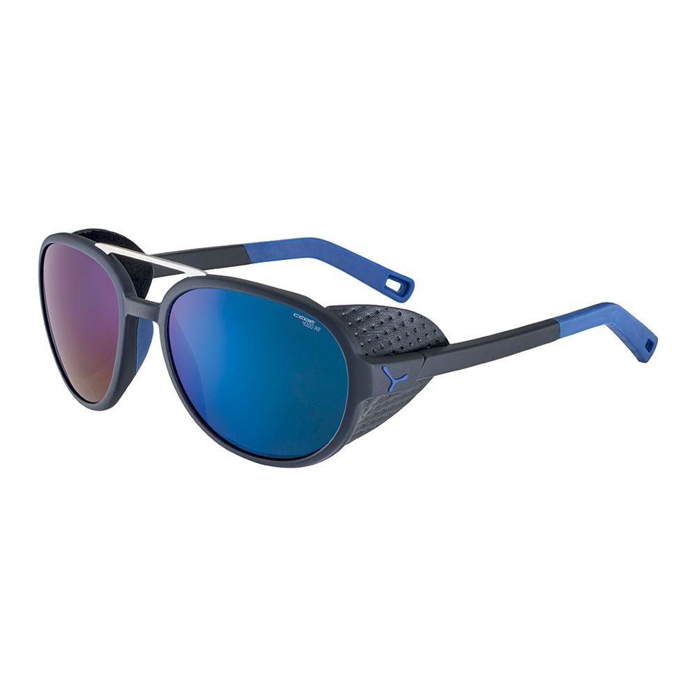 Cebe SUMMIT - Lunettes ski black blue matte/peak grey blue ar