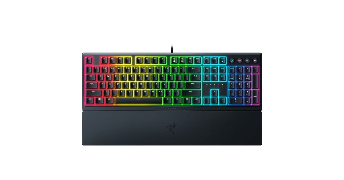 RazerOrnata V3 Low Profile, gaming toetsenbord  (Zwart, US lay-out, Razer Hybrid-Mecha-Membrane, RGB leds, ABS)