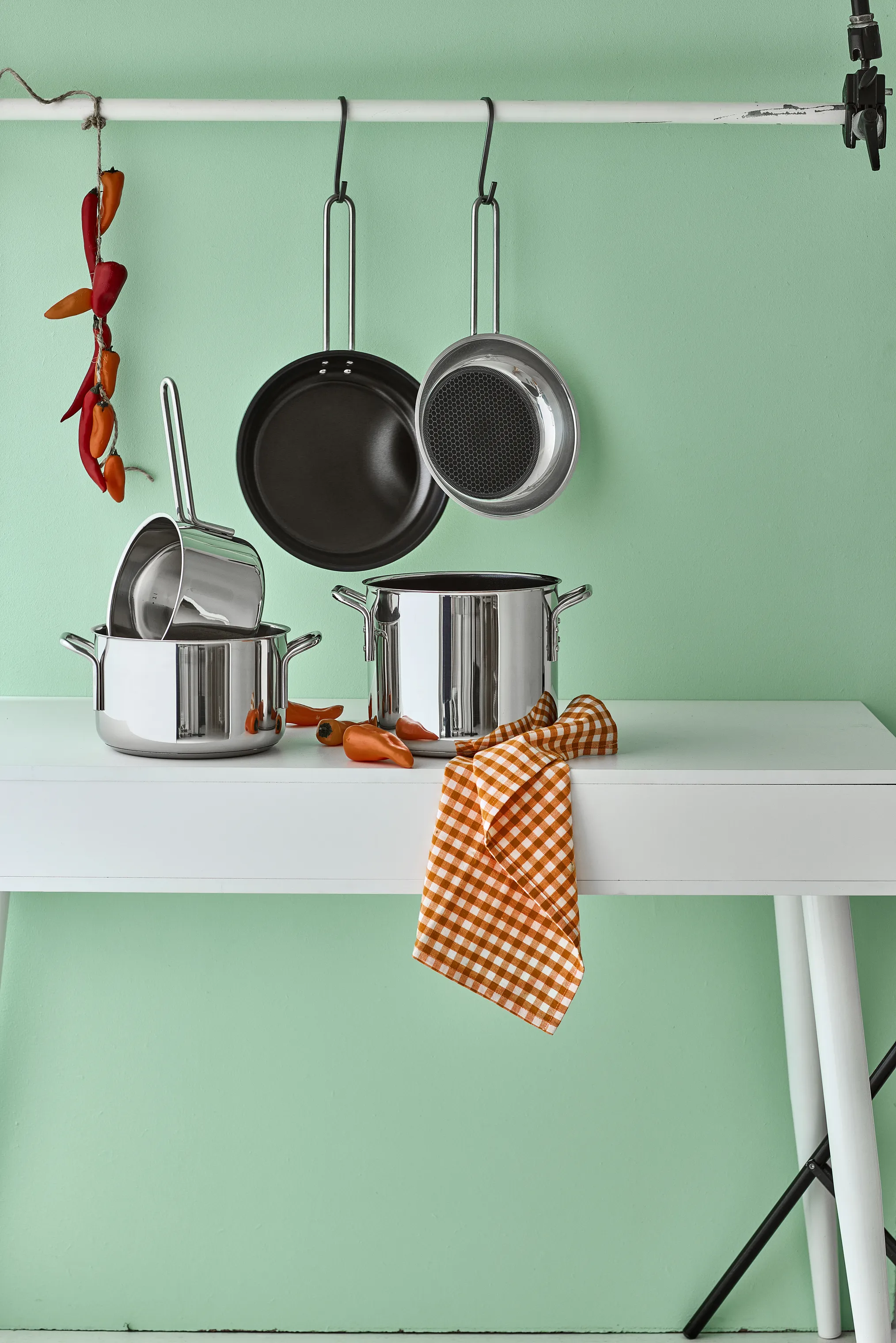 Eva Trio Stainless Steel Mosaic Stegepande