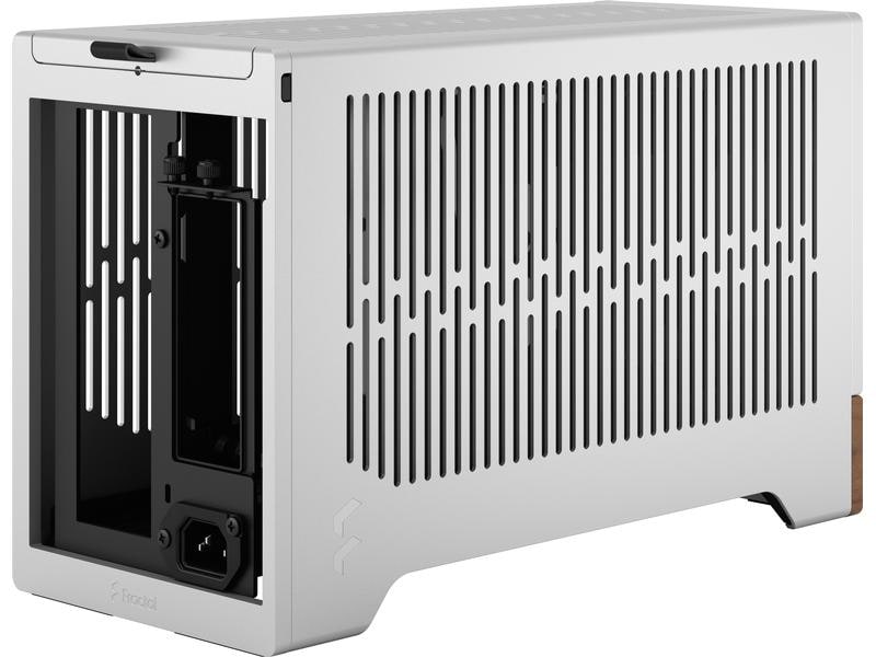 Fractal Design PC-Gehäuse Terra Silver Kompaktes Mini-ITX Gehäuse mit stilvoller, moderner Optik