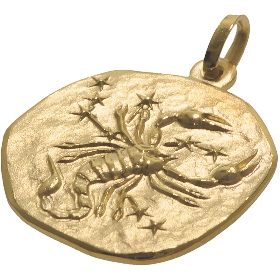 trendor Sternzeichen für Kinder Skorpion Gold 333 Anhänger + Kette gold