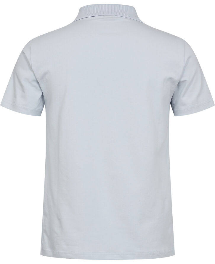 Filippa K Stretch Cotton Polo T-Shirt Ice blue