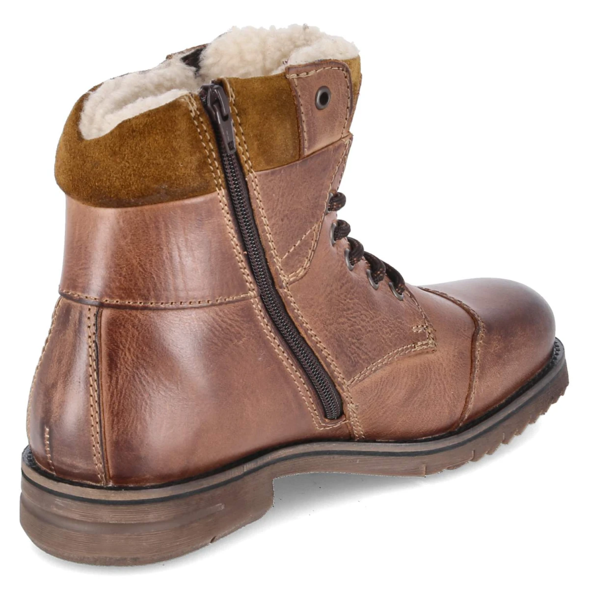 BugattiWinterstiefeletten - Cognac