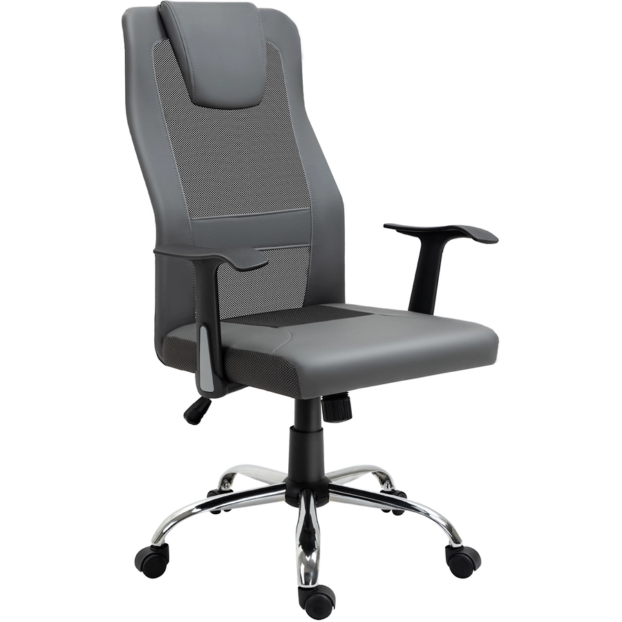 Vinsetto Bürostuhl ergonomisch grau