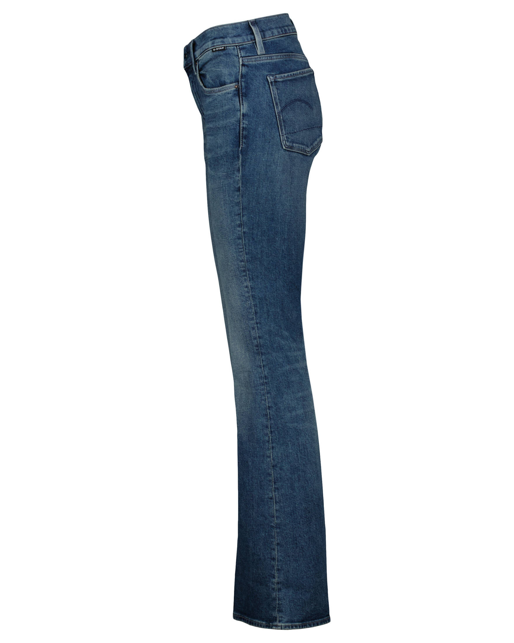 G-Star RAW| Damen Bootcut-Jeans 3301 FLARE Skinny Fit High Rise