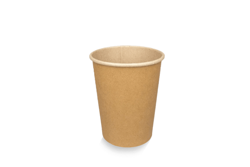 Kartonnen koffiebeker 230cc 8oz Ø80mm Kraft