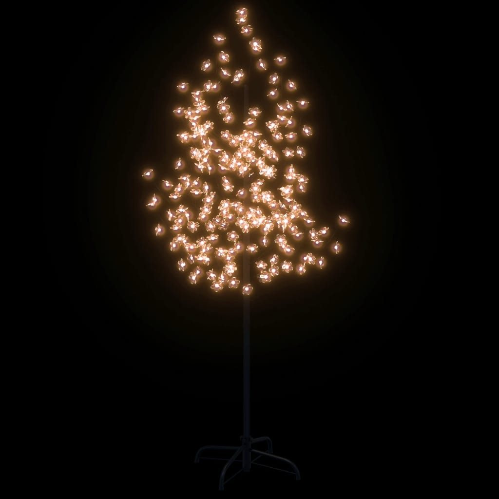 Arbre à led fleur de cerisier 200 led blanc chaud 180 cm