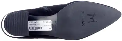 Melluso zwart Z366 - maat 42.5 enkellaars zwart - maat 42.5 Calandschoen