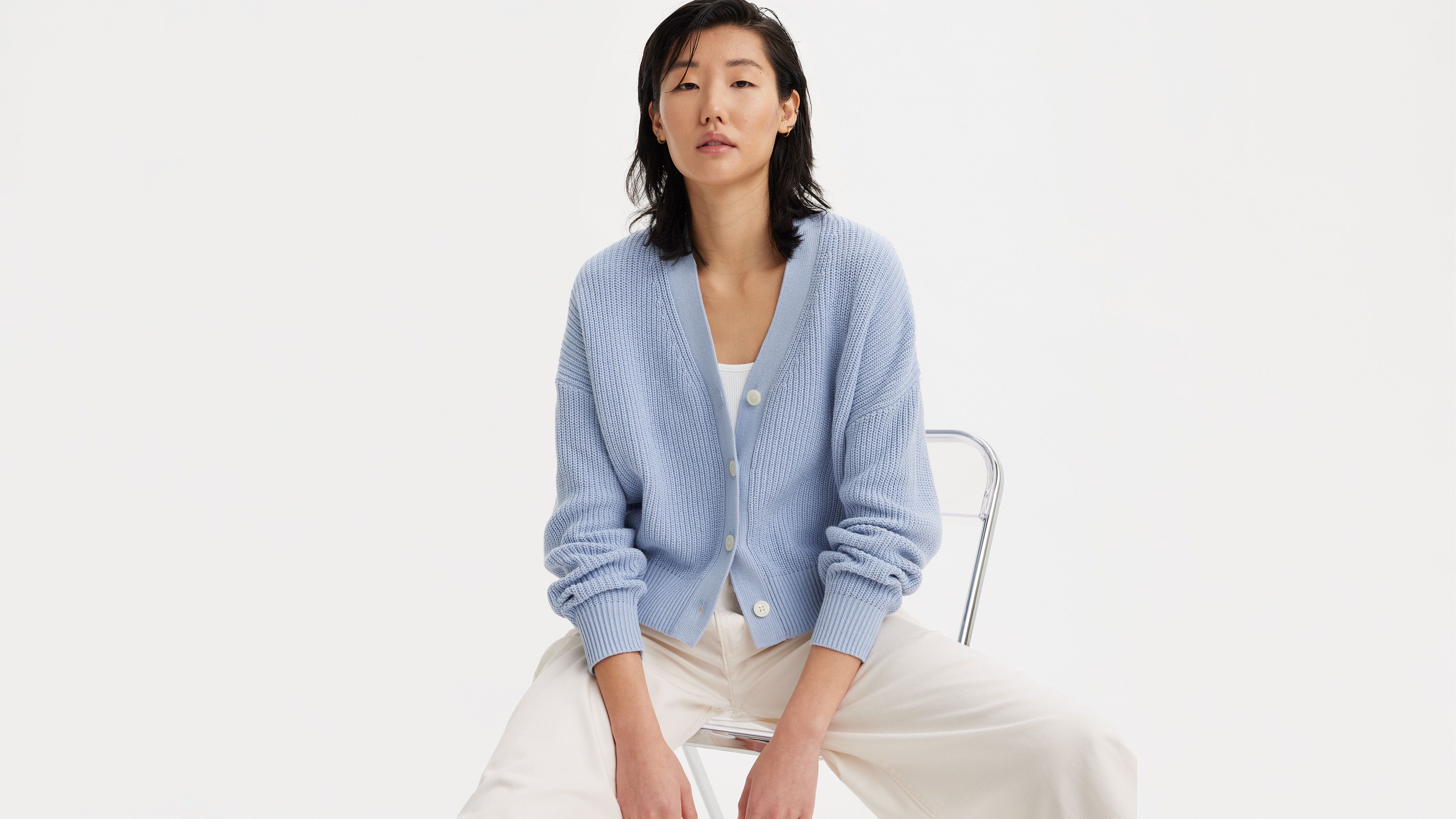 Cardigan Cyrus - Brunnera Blue - Bleu