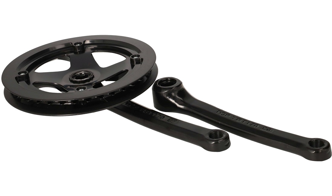 Garniture 36T 170mm sort