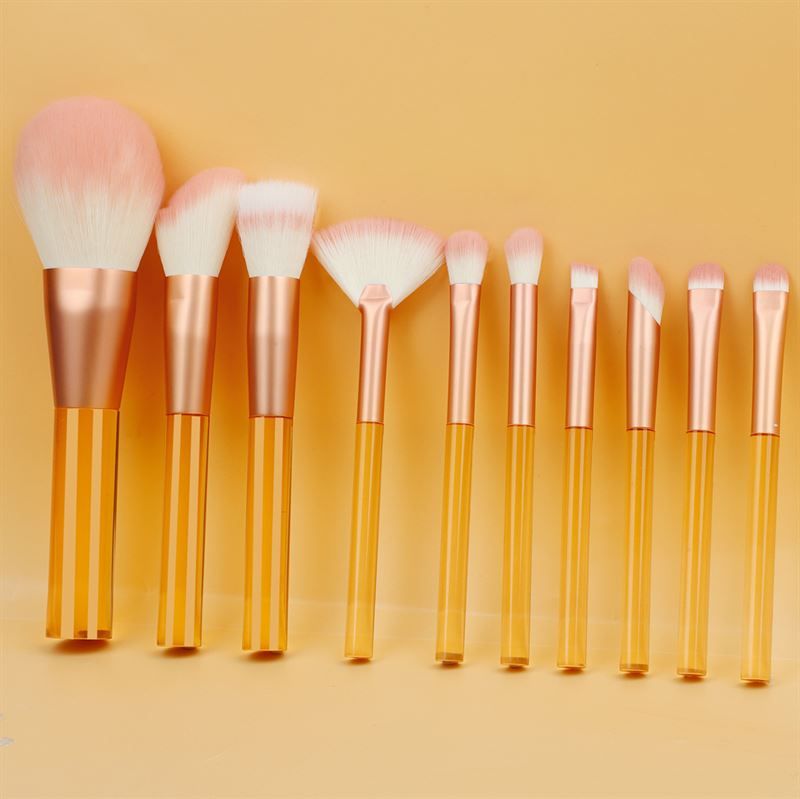 Translucent Perfection Makeup Brush Set - Orange
