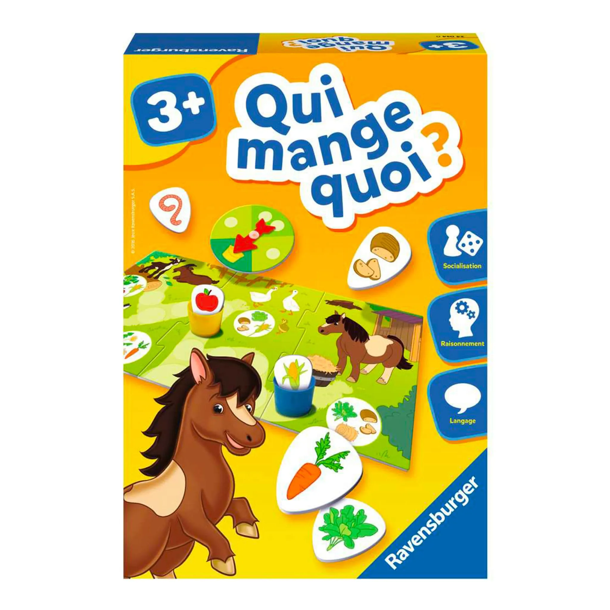 Ravensburger Jeu Qui Mange Quoi ? - Jeu de Société