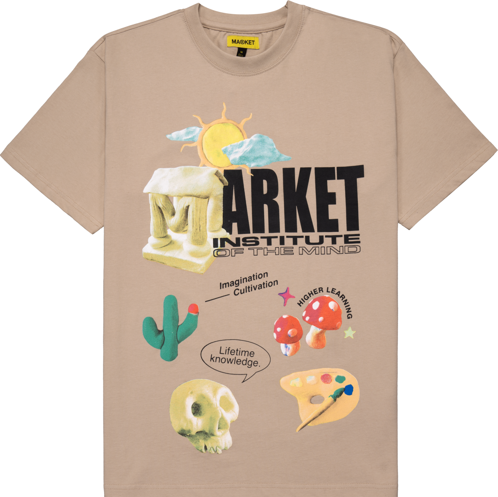 Market Institute Of The Mind T-Shirt Beige