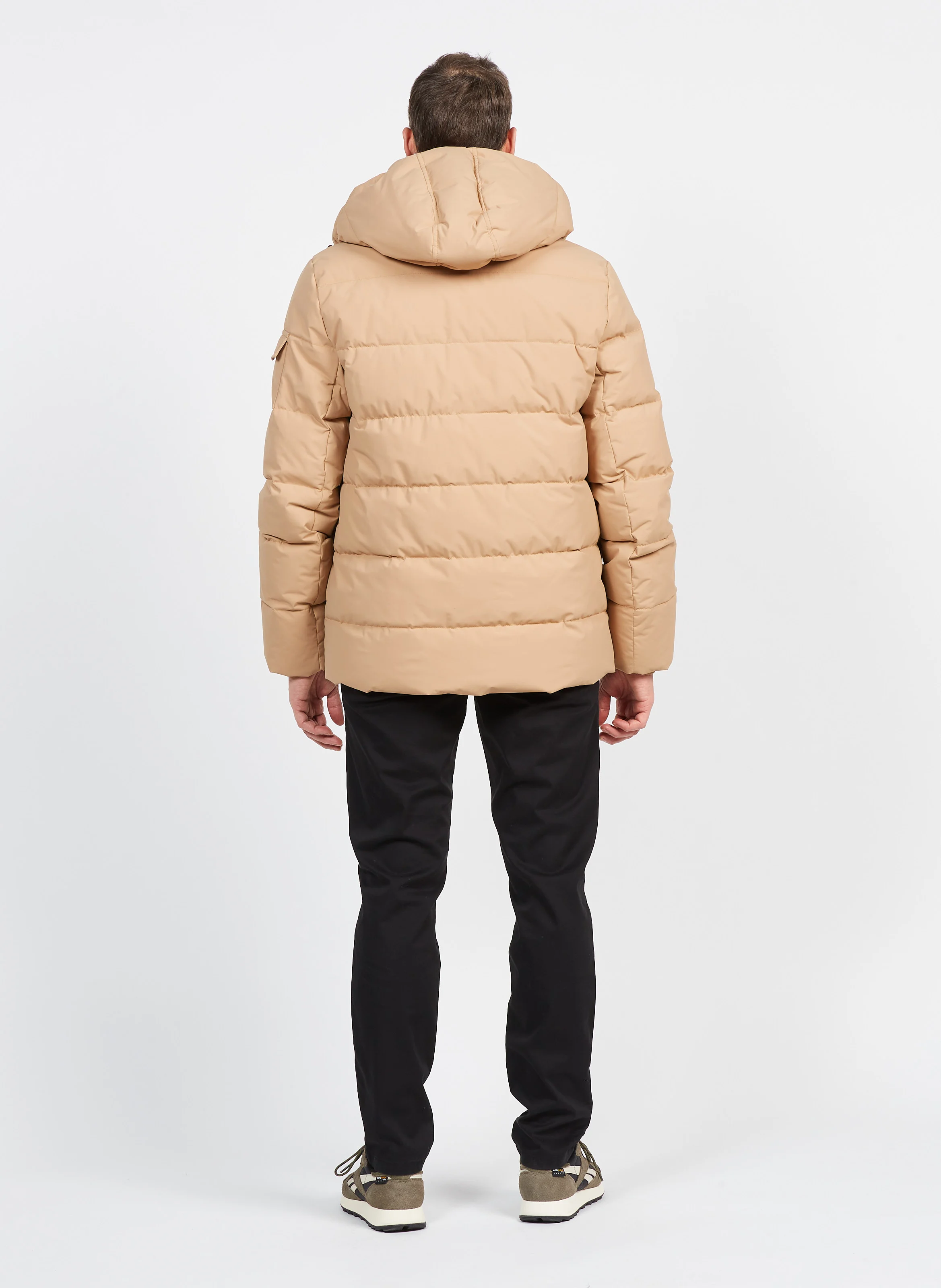 GRADE - Doudoune à capuche matelassée| Beige
